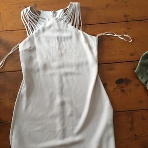 Strappy light pink dress medium